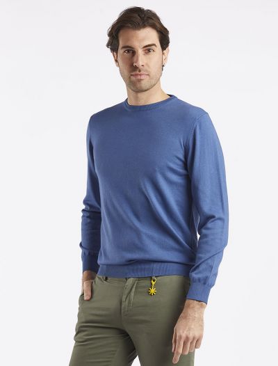 Maglia manica lunga Morgano - indaco