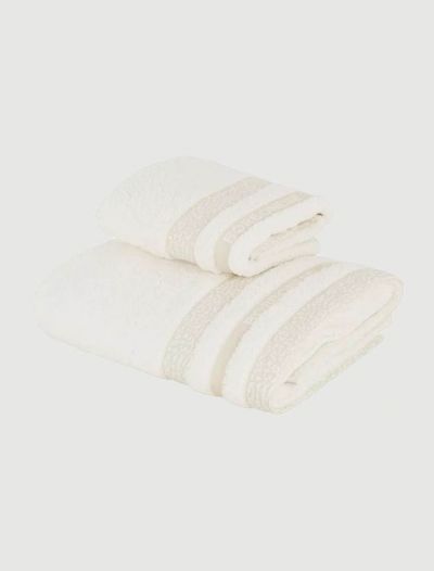 Completo asciugamani Borbonese - avorio