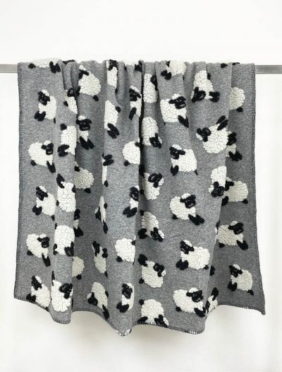 Plaid Perlatex - grigio