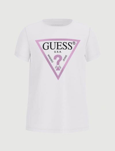 T-shirt manica corta Guess - bianco