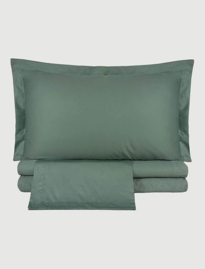 Copripiumino 2 piazze Cavalieri - salvia