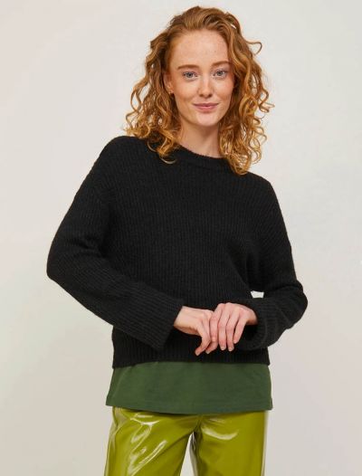 Pullover manica lunga Jjxx - black