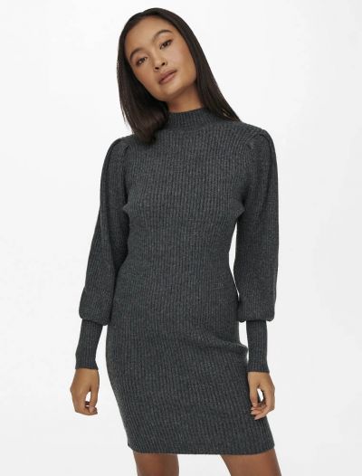 Abito Only - dark grey melange