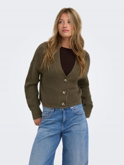 Cardigan Only - verde militare