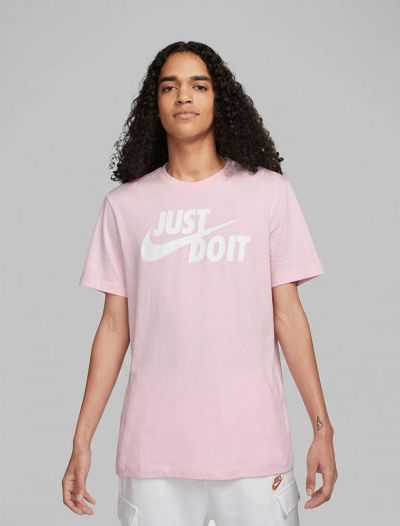 T-shirt manica corta sportiva Nike - rosa chiaro