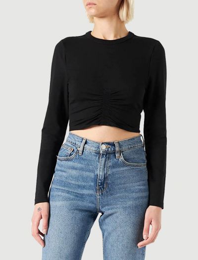 Maglia manica lunga Only - black