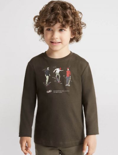 T-shirt manica lunga Mayoral - verde