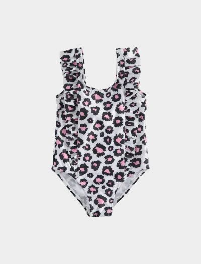 Costume intero I Do - bianco rosa