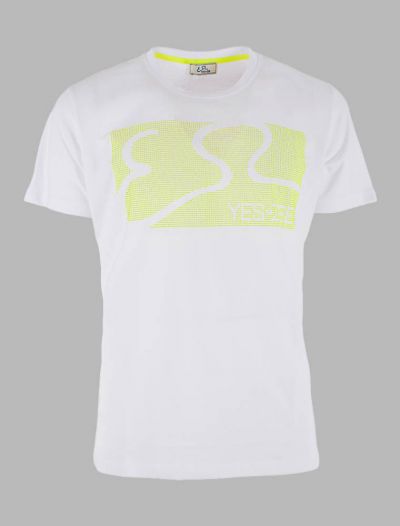 T-shirt manica corta Yes Zee - bianco