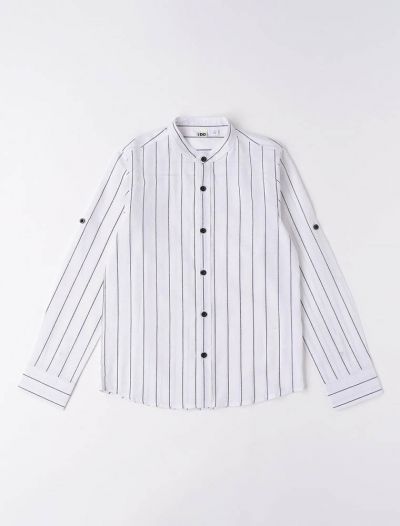 Camicia manica lunga lino I Do - bianco