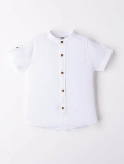 Camicia manica corta I Do - bianco