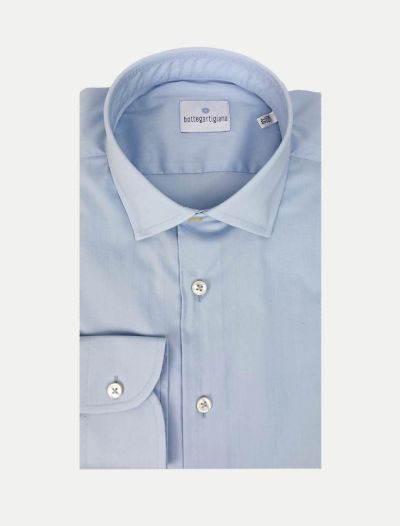 Camicia manica lunga Bottega Artigiana - azzurro