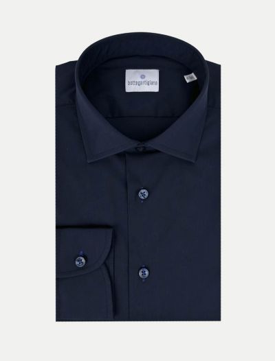 Camicia manica lunga Bottega Artigiana - blu scuro