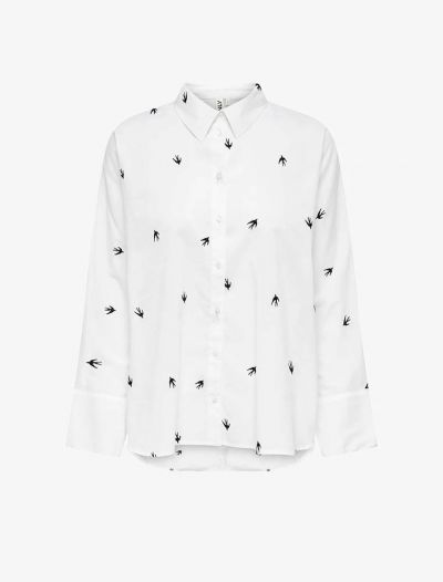 Camicia manica lunga Only - bright white