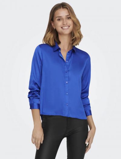 Camicia manica lunga giovane Jdy - blu