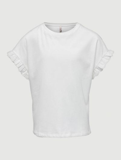 Maglia manica corta Only - cloud dancer