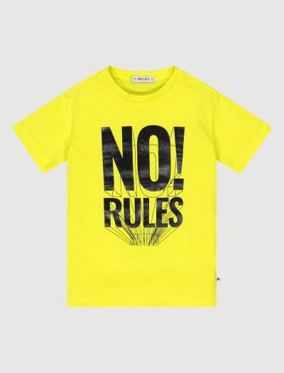 T-shirt manica corta sportiva Melby - giallo
