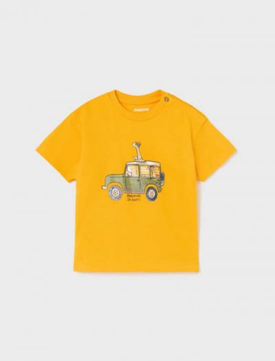 T-shirt manica corta Mayoral - giallo oro