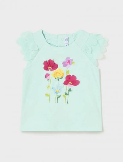 T-shirt manica corta Mayoral - acqua