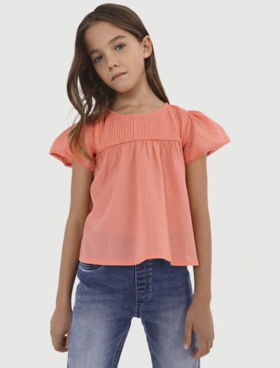 T-shirt manica corta Mayoral - corallo