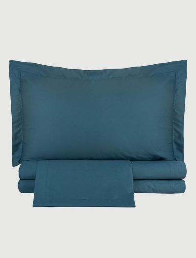 Completo lenzuola 2 piazze Cavalieri - delfino