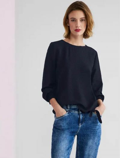 Camicia manica lunga Street One - deep blue