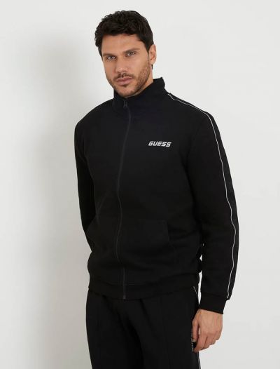 Felpa sportiva aperta Guess Sport - black