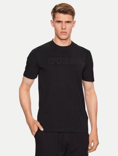 T-shirt manica corta sportiva Guess - black