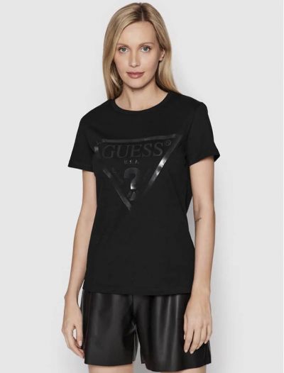 T-shirt manica corta sportiva Guess - black