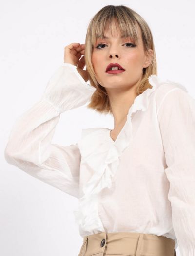 Camicia manica lunga giovane Susy Mix - burro