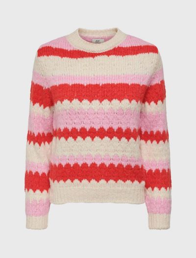 Pullover manica lunga Jdy - bianco