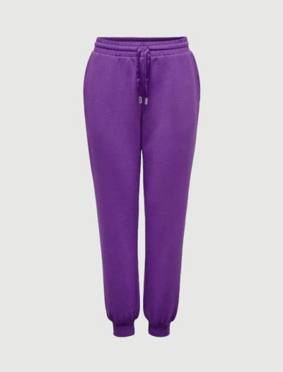 Pantalone Felpa Only - porpora