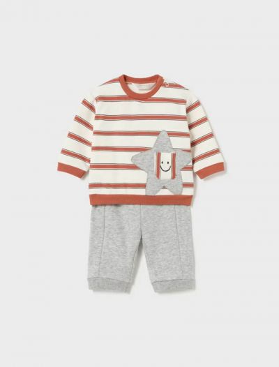 Completo 2 pezzi Newborn - riga