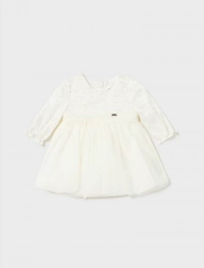 Abito elegante Newborn - ecru