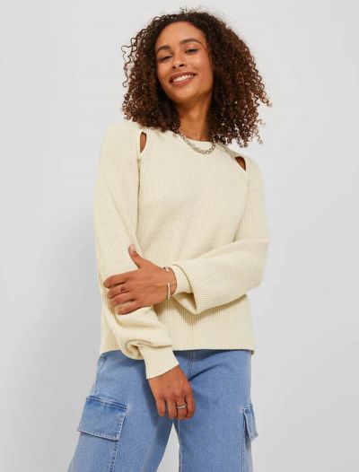 Pullover manica lunga Jjxx - white
