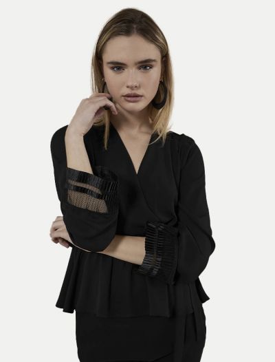 Camicia manica lunga giovane Artigli - nero