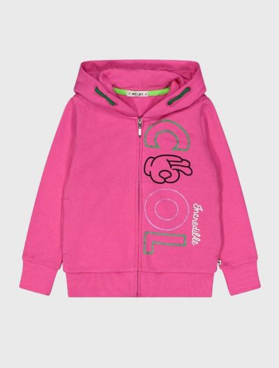 Felpa sportiva aperta Melby - fuxia