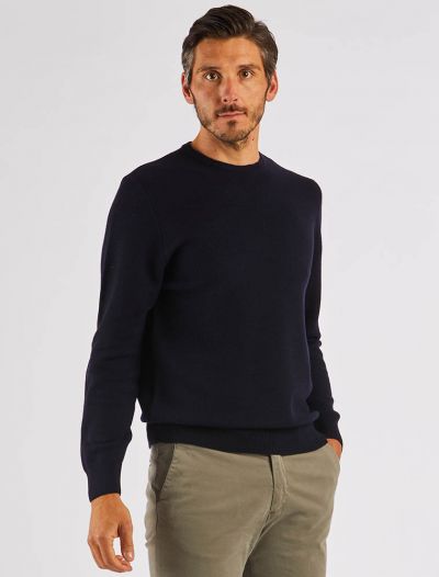 Pullover manica lunga Morgano - blu