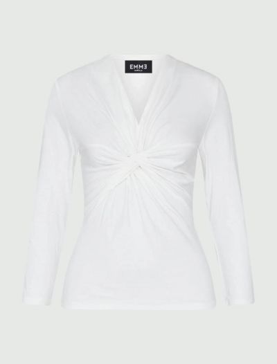 Maglia manica lunga Emme - vaniglia