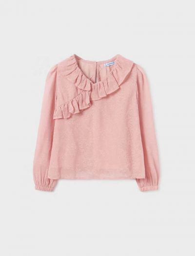 Camicia manica lunga Mayoral - rosa