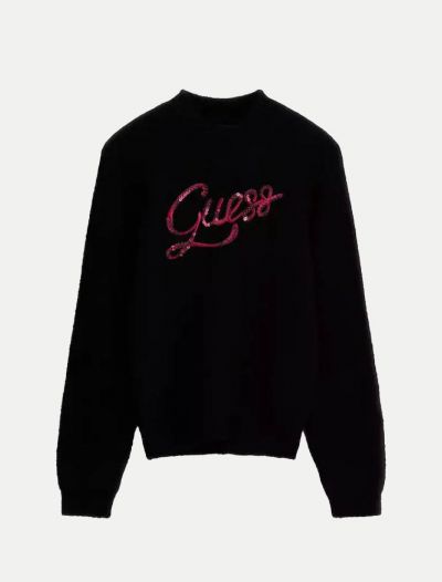 Pullover manica lunga Guess - black