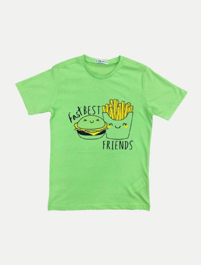 T-shirt manica corta sportiva Melby - verde