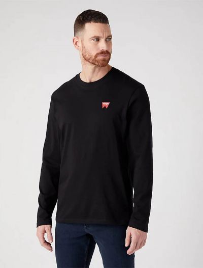 T-shirt manica lunga Wrangler - black