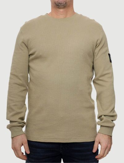 Maglia manica lunga casual Calvin Klein - beige