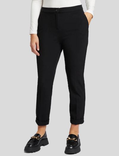 Pantalone curvy Luisa Viola - nero