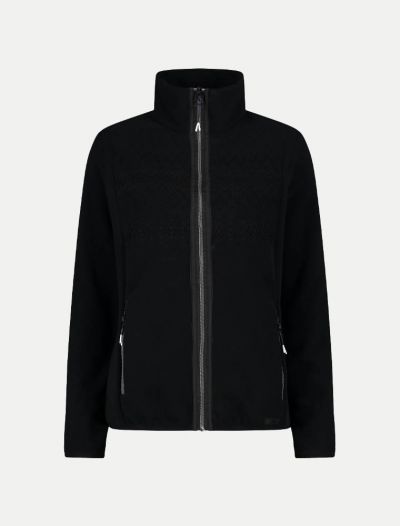 Maglia in pile con zip Cmp - nero