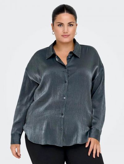 Camicia manica lunga Only - Carmakoma - black