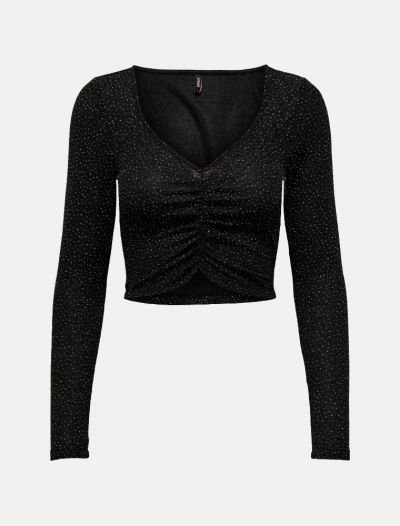 Maglia manica lunga Only - black