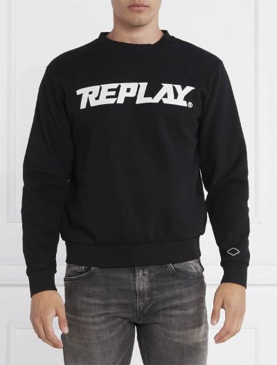 Maglia in felpa Replay - nero
