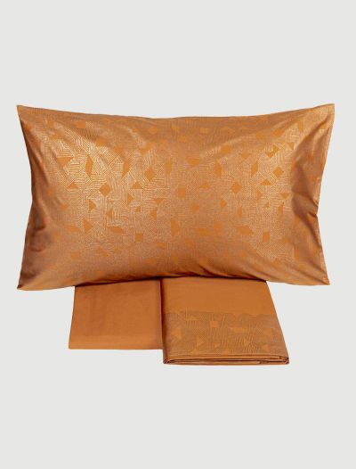 Completo lenzuola 2 piazze Fazzini - copper